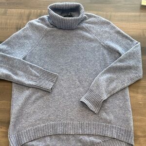 Women’s Heather Blue J. Crew Turtleneck Sweater